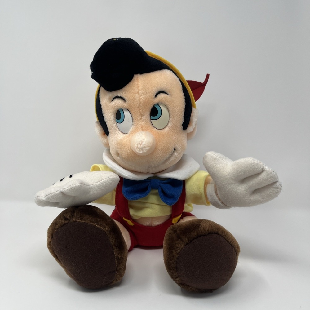 Disney Land Walt Disney World Vintage 12" Pinocchio Plush Doll
